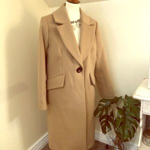 Rachel Roy woolen “men’s style” long coat.